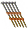 Grip Rite 2-3/8" x .113", 21 Degree Plastic Strip Round Head Nails, Bright, Ring Shank, (2,500/Carton), #GR08RL