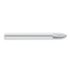 SF-81 Solid Carbide Burr, Tree Shape Radius, Single Cut