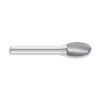 SE-6 Solid Carbide Burrs, Egg Oval Shape, Single Cut