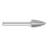 SG-15 Solid Carbide Burrs, Pointed Tree Shape, Single Cut