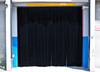 QuickMount HD Strip Door Kit - 8"x.080" Opaque Black-6'Wx8'H  - 50% Overlap