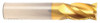 7/16" Dia x 2-1/2" OAL x 7/16" Cut Diameter, 4 Flute Solid Carbide End Mills, Single End Square, TiN Coated (Qty. 1)