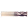 3/8" Dia x 2-1/2" OAL x 21/64" Cut Diameter, 2 Flute Solid Carbide End Mills, Single End Square, AlTiN - HTC Hard Coat (Qty. 1)