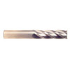 3/4" Cut Dia x 2-1/4" Flute Length x 5" OAL Solid Carbide End Mills, Long Length, Single End Square, 2 Flute, Uncoated (Qty. 1)