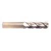 1/2" Cut Dia x 2" Flute Length x 4" OAL Solid Carbide End Mills, Long Length, Single End Ball, 2 Flute, Uncoated (Qty. 1)