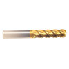 5/16" Cut Dia x 1-1/8" Flute Length x 3" OAL Solid Carbide End Mills, Long Length, Single End Ball, 2 Flute, TiN Coated (Qty. 1)