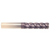 7/16" Cut Dia x 2" Flute Length x 4" OAL Solid Carbide End Mills, Long Length, Single End Square, 2 Flute, AlTiN - Hard Coat (Qty. 1)