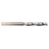 1/4" Cut Dia x 1-1/2" Flute Length x 6" OAL Solid Carbide End Mills, Extra Long Length, Single End Square, 2 Flute, Uncoated (Qty. 1)