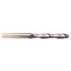 1/4" Cut Dia x 1-1/2" Flute Length x 6" OAL Solid Carbide End Mills, Extra Long Length, Single End Ball, 2 Flute, Uncoated (Qty. 1)