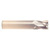 3/8" Cut Dia x 5/8" Flute Length x 2" OAL Solid Carbide End Mills, Stub Length, Single End Square, 2 Flute, Uncoated (Qty. 1)