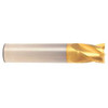 3/64" Cut Dia x 3/32" Flute Length x 1-1/2" OAL Solid Carbide End Mills, Stub Length, Single End Square, 3 Flute, TiN Coated (Qty. 1)