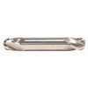1/2" Cut Dia x 5/8" Flute Length x 3" OAL Solid Carbide End Mills, Stub Length, Double End Ball, 4 Flute, Uncoated (Qty. 1)