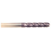 1/2" Cut Dia x 4" Flute Length x 7" OAL Solid Carbide End Mills, Extra-Extra Long Length, Single End Ball, 2 Flute, AlTiN - Hard Coat (Qty. 1)