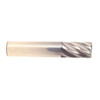 1/8" Cut Dia x 1/2" Flute Length x 1-1/2" OAL Solid Carbide End Mills, Single End Square, 6 Flute, Uncoated (Qty. 1)