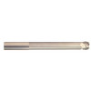 3/8" Cut Dia x 1/2" Length of Cut x .030 Corner Radius x 4-5/16" OA Reach x 6" OAL Solid Carbide End Mills, Extra Long Reach, Single End Square, 2 Flute, Uncoated (Qty. 1)