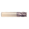 3/16" Cut Dia x 1/4" Flute Length x 2" OAL Solid Carbide End Mills, Stub Length, High Performance, Single End Square, 4 Flute, AlTiN - Hard Coat (Qty. 1)