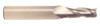 2 Degree Taper Angle per Side x 3/16" Shank Diameter x 3" OAL Solid Carbide Tapered End Mills, Single End, 3 Flute, TiCN Coated