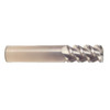 5/16" Flute Dia x 5/16" Shank Dia x 13/16" Cut Length x 2-1/2" OAL Solid Carbide End Mills, Spoon Cutter, 60 Degree Helix, Single End Square, 3 Flute, Uncoated (Qty. 1)