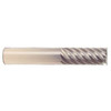 7/16" Flute Dia x 7/16" Shank Dia x 9/16" Cut Length x 2-3/4" OAL Solid Carbide Tough End Mills, 45 Degree Helix, Single End Square, 5 Flute, Uncoated (Qty. 1)