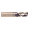 5/8" Flute Dia x 5/8" Shank Dia x 3/4" Length of Cut x 3-1/2" OAL Solid Carbide Roughing "Hog" End Mills, Fine Pitch Knuckle Rougher for Aluminum, 35 Degree Helix, Single End Square, 3 Flute, AlTiN - Hard Coat (Qty. 1)