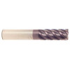 3/4" Cut Dia x 2-1/4" Flute Length x 5" OAL Solid Carbide High Performance End Mills, 45 Degree Helix, Single End Square, 5 Flute, AlTiN - Hard Coat (Qty. 1)