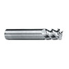 1/4" Cut Dia x 3/4" Flute Length x 2-1/2" OAL Length Solid Carbide High Performance End Mills, 60 Degree Helix, Single End Square, 3 Flute, Uncoated (Qty. 1)