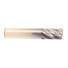 11 mm Dia x 25 mm Flute Length x 70 mm OAL Solid Carbide End Mills, Single End Square, 4 Flute, Uncoated (Qty. 1)