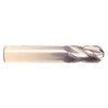 1 mm Dia x 3 mm Flute Length x 38 mm OAL Solid Carbide End Mills, Single End Ball, 2 Flute, Uncoated (Qty. 1)