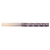6 mm Dia x 25 mm Flute Length x 75 mm OAL Solid Carbide End Mills, Long Length, Single End Square, 4 Flute, AlTiN - Hard Coat (Qty. 1)