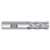 1" Cut Dia x 1" Shank Diameter x 3" Cut Length x 5-1/2" OAL M-42 Cobalt End Mills, 5 Flute Fine Pitch Knuckle, Non-Center Cut, TiAlN Coated (Qty. 1)