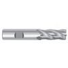 1-1/2" Cut Dia x 1-1/4" Shank Diameter x 3" Cut Length x 5-1/2" OAL M-42 Cobalt End Mills, 6 Flute Fine Pitch Knuckle, Non-Center Cut, TiAlN Coated (Qty. 1)
