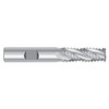 11/32" Cut Dia x 3/8" Shank Dia x 3/4" Cut Length x 2-1/2" OAL M-42 Cobalt End Mills, 4 Flute Coarse Pitch Knuckle, Non-Center Cut, TiAlN Coated (Qty. 1)
