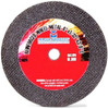 4" x 1/16" x 1/4" Coarse Grade Small Diameter Double Reinforced High-Speed Cut-Off Wheel, Mercer Abrasives 614100 (50/Pkg.)