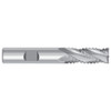 1-1/2" Cut Dia x 1-1/4" Shank Dia x 3" Cut Length x 5-1/2" OAL M-42 Cobalt End Mills, 6 Flute, Roughing & Finishing "Truncated", Non-Center Cut, TiAlN Coated (Qty. 1)