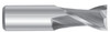 1/4" Cut Dia x 1/4" Shank Dia x 3/8" Cut Length x 1-7/16" OAL M-7 HSS End Mills, 2 Flute Spiral Flute, Center Cut, Uncoated (Qty. 1)