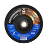 7" x 1/4" x 7/8" AT24R T27 Depressed Center Grinding Wheel for Stainless Steel - Single Grit, Mercer Abrasives 623550 (20/Pkg.)