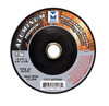 4-1/2" x 1/4" x 5/8"-11 AC24R T27 Premium Depressed Center Grinding Wheel - Single Grit, Mercer Abrasives 627070 (20/Pkg.)