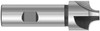 5/8" Cut Dia x 1/2" Shank Dia x 5/16" Cut Length x 3" OAL M-42 Cobalt Corner Rounders, 4 Flute, Uncoated (Qty.1)