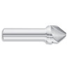 1-1/2" Body Dia. x 3/4" Shank Dia. x 3-1/2" OAL 60 Degree Solid Carbide Chatterless Countersink, 3 Flute (Qty. 1)