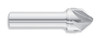 3/8" Body Dia. x 1/4" Shank Dia. x 2-1/2" OAL 60 Degree Solid Carbide Chatterless Countersink, 6 Flute (Qty. 1)