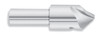 1-1/2" Body Dia. x 3/4" Shank Dia. x 3-1/2" OAL 100 Degree HSS Chatterless Countersink, 3 Flute (Qty. 1)