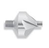 82 Degree HSS Micro Stop Countersink, 4 Flute, 5/8" Body Dia., 5/32-3/8 Pilot Range, 1/4-28 Thread (Qty. 1)