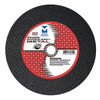 14" x1/8" (5/32") x 1", 20 mm Cut-Off Wheels with Dual Arbors for Portable Gas Saw - Double Reinforced,  Mercer Abrasives 604060 (10/Pkg.)