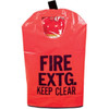 Extinguisher Cover w/ Window, 25" x 16 1/2"