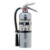 Amerex 5 lb ABC Chrome Extinguisher w/ Vehicle/Marine Bracket