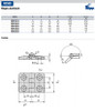 Kipp Aluminum Hinge, K0580.251515 (1/Pkg.)