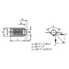 Kipp 5/8"-11 Spring Plungers, Ball Style, Slotted, Stainless Steel, Heavy End Pressure (Qty. 1), K0310.2A6