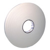 Doubled-Coated PE Foam Tape, 1/16" thick. 36 mm x 33 m. White.