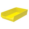 Shelf Bins, 17 7/8"L x 4"H x 11 1/8"W, Yellow