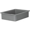 Akro-Grid Dividable Grid Container, 22 3/8"L x 4"H x 17 3/8"W, Blue